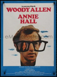 4s0577 ANNIE HALL French 22x30 1977 Woody Allen & Diane Keaton, a nervous romance, different!