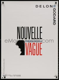 4s0601 NEW WAVE French 23x31 1990 Jean-Luc Godard's Nouvelle Vague, Alain Delon, cool art!