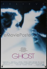 4s0934 GHOST 1sh 1990 classic romantic close up of spirit Patrick Swayze & sexy Demi Moore!