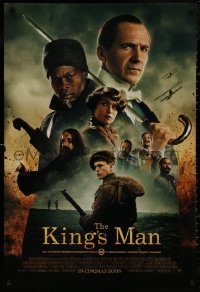 4s0997 KING'S MAN int'l advance DS 1sh 2020 different montage with Ralph Fiennes and top cast!