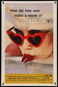 4s0006 LOLITA S2 poster 2002 Stanley Kubrick, sexy Sue Lyon with heart sunglasses & lollipop!