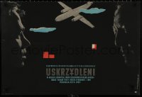 4s0498 LEUTE MIT FLUGELN Polish 23x33 1960 Zygmunt Anczykowski art of bomber!