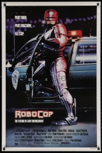 4s1096 ROBOCOP 1sh 1987 Verhoeven classic, Peter Weller is part man, part machine, all cop!