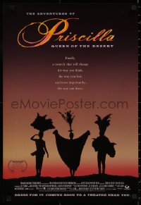 4s0289 ADVENTURES OF PRISCILLA QUEEN OF THE DESERT 2-sided 17x25 special poster 1994 Stamp!