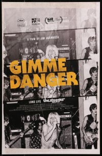 4s0046 GIMME DANGER mini poster 2016 Iggy Pop, Asheton, Asheton, Williamson, cool color title!