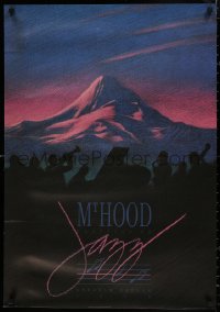 4s0206 MT. HOOD JAZZ FESTIVAL 23x33 music poster 1988 surrounded by musicians by Gary Jacobsen!
