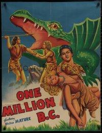 4s0379 ONE MILLION B.C. Indian R1960s completely different wild fantasy art of Mature & Landis!