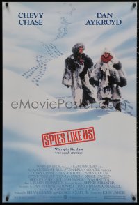 4s1123 SPIES LIKE US 1sh 1985 Chevy Chase, Dan Aykroyd, directed by John Landis!