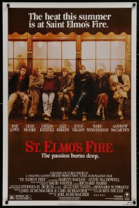 4s1125 ST. ELMO'S FIRE 1sh 1985 Rob Lowe, Demi Moore, Emilio Estevez, Ally Sheedy, Judd Nelson