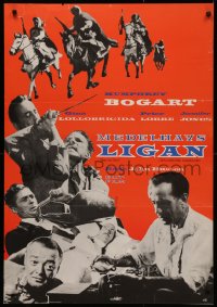 4s0396 BEAT THE DEVIL Swedish R1962 Humphrey Bogart, Peter Lorre & Robert Morley in London!