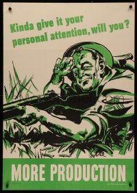 4s0167 MORE PRODUCTION 28x40 WWII war poster 1942 Roese art, give it your personal attention!