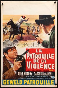 4t0231 BULLET FOR A BADMAN Belgian 1964 cowboy Audie Murphy is framed for murder by Darren McGavin!