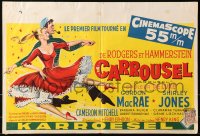 4t0233 CAROUSEL Belgian 1956 Shirley Jones, Gordon MacRae, Rodgers & Hammerstein musical!