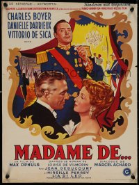 4t0260 MADAME DE Belgian 1954 Charles Boyer, Danielle Darrieux, De Sica, directed by Max Ophuls!