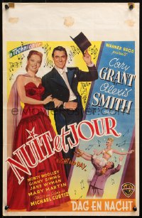 4t0270 NIGHT & DAY Belgian 1948 Cary Grant as composer Cole Porter, Alexis Smith, different!