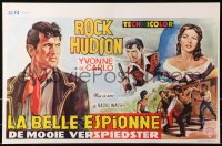 4t0284 SEA DEVILS Belgian R1960s Rock Hudson is a six-four fighting man taming Yvonne De Carlo!