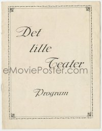 4t0741 GET OUT & GET UNDER/BLINDNESS OF DIVORCE local theater Danish program 1920s Harold Lloyd!