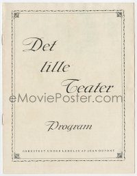 4t0806 NUMBER PLEASE/CAMILLE Danish program 1920s Harold Lloyd double-bill w/ Nazimova & Rudolph Valentino!