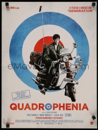 4t0143 QUADROPHENIA French 17x24 R2013 cool completely different rock & roll art image!
