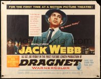 4t0573 DRAGNET 1/2sh 1954 Jack Webb as detective Joe Friday as you've never seen him before!