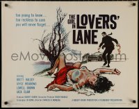 4t0584 GIRL IN LOVERS' LANE 1/2sh 1960 sexy bad girl Joyce Meadows is murdered & left half-naked!