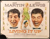 4t0608 LIVING IT UP 1/2sh 1954 sexy Sheree North, Janet Leigh, wacky Dean Martin & Jerry Lewis!