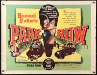 4t0621 PARK ROW style A 1/2sh 1952 Sam Fuller, Welch had blood in her veins, Evans had ink in his!