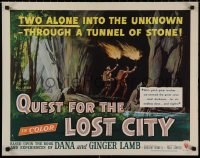 4t0630 QUEST FOR THE LOST CITY style A 1/2sh 1954 hacking through 100 miles of hostile Mayan jungle!