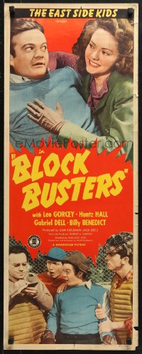 4t0422 BLOCK BUSTERS insert 1944 East Side Kids, Huntz Hall, Leo Gorcey, Gabriel Dell, Billy Benedict!