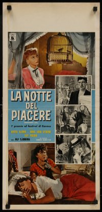 4t0394 MISS JULIE Italian locandina 1951 Ulf Palme romances sexy Anita Bjork in title role!