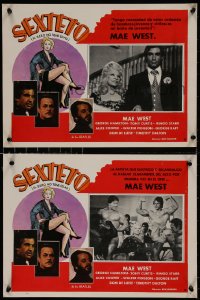 4t0008 SEXTETTE group of 5 Mexican LCs 1979 ageless Mae West cast, completely different!