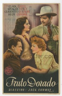4t0895 BOOM TOWN Spanish herald 1944 Clark Gable, Spencer Tracy, Claudette Colbert, Hedy Lamarr