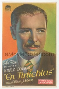 4t1019 LIGHT THAT FAILED Spanish herald 1941 Ronald Colman is a famous painter slowly going blind!