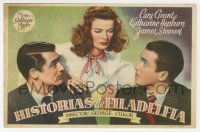 4t1052 PHILADELPHIA STORY Spanish herald 1944 Katharine Hepburn, Cary Grant, James Stewart