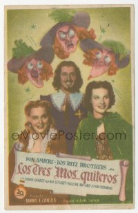 4t1109 THREE MUSKETEERS Spanish herald 1939 Don Ameche as D'Artagnan, Pauline Moore, Binnie Barnes!