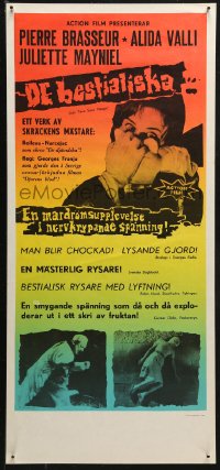 4t0003 EYES WITHOUT A FACE Swedish stolpe 1960 Georges Franju's Les Yeux Sans Visage, different!