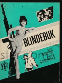 4t0686 BLINDFOLD Danish program 1966 Rock Hudson, Claudia Cardinale, Jack Warden, different images!