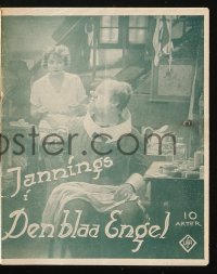 4t0688 BLUE ANGEL Danish program 1930 Josef von Sternberg, Jannings billed over Marlene Dietrich!