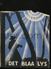 4t0689 BLUE LIGHT Danish program 1933 Leni Riefenstahl!'s Das blaue Licht, great different images!