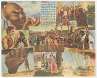 4t1106 THIEF OF BAGDAD 4pg Spanish herald 1945 Conrad Veidt, June Duprez, Rex Ingram, Sabu, best art!