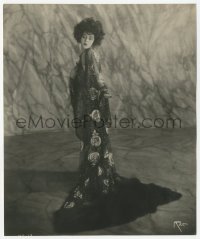 4w0959 ALLA NAZIMOVA 7.5x9.25 still 1921 full-length in amazing gown for Camille by Arthur Rice!