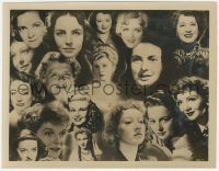4w1000 BEST ACTRESS WINNERS 8x10.25 still 1948 cool montage photo of 17 previous Oscar winners!