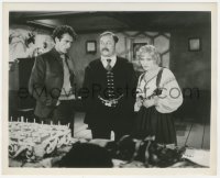 4w1003 BETRAYAL deluxe 8x10 still 1929 Gary Cooper stares at grinning Emil Jannings & Esther Ralston!