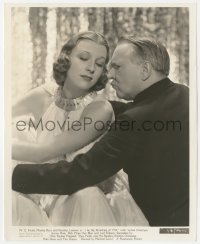 4w1006 BIG BROADCAST OF 1938 8.25x10 still 1938 W.C. Fields & Shirley Ross give lessons in love!