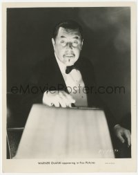 4w1079 CHARLIE CHAN'S CHANCE 8x10.25 still 1932 best close up of detective Warner Oland in tuxedo!