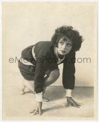 4w1086 CLARA BOW 8x10 still 1920s in race position to show her fast rise to stardom by Richee!