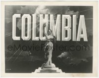 4w1100 COLUMBIA PICTURES 8x10.25 still 1930s cool image of the famous studio logo!