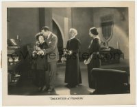 4w1121 DAUGHTERS OF PLEASURE 8x10.25 still 1924 Monte Blue hugs Marie Prevost as priest watches!