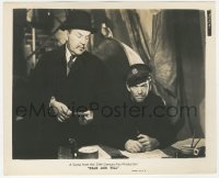 4w1127 DEAD MEN TELL 8.25x10 still 1941 close up of Sidney Toler as Charlie Chan standing by man!