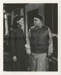 4w1170 DRAGON SEED deluxe 8x10 still 1944 Katharine Hepburn learns if Tamiroff works for Japan!